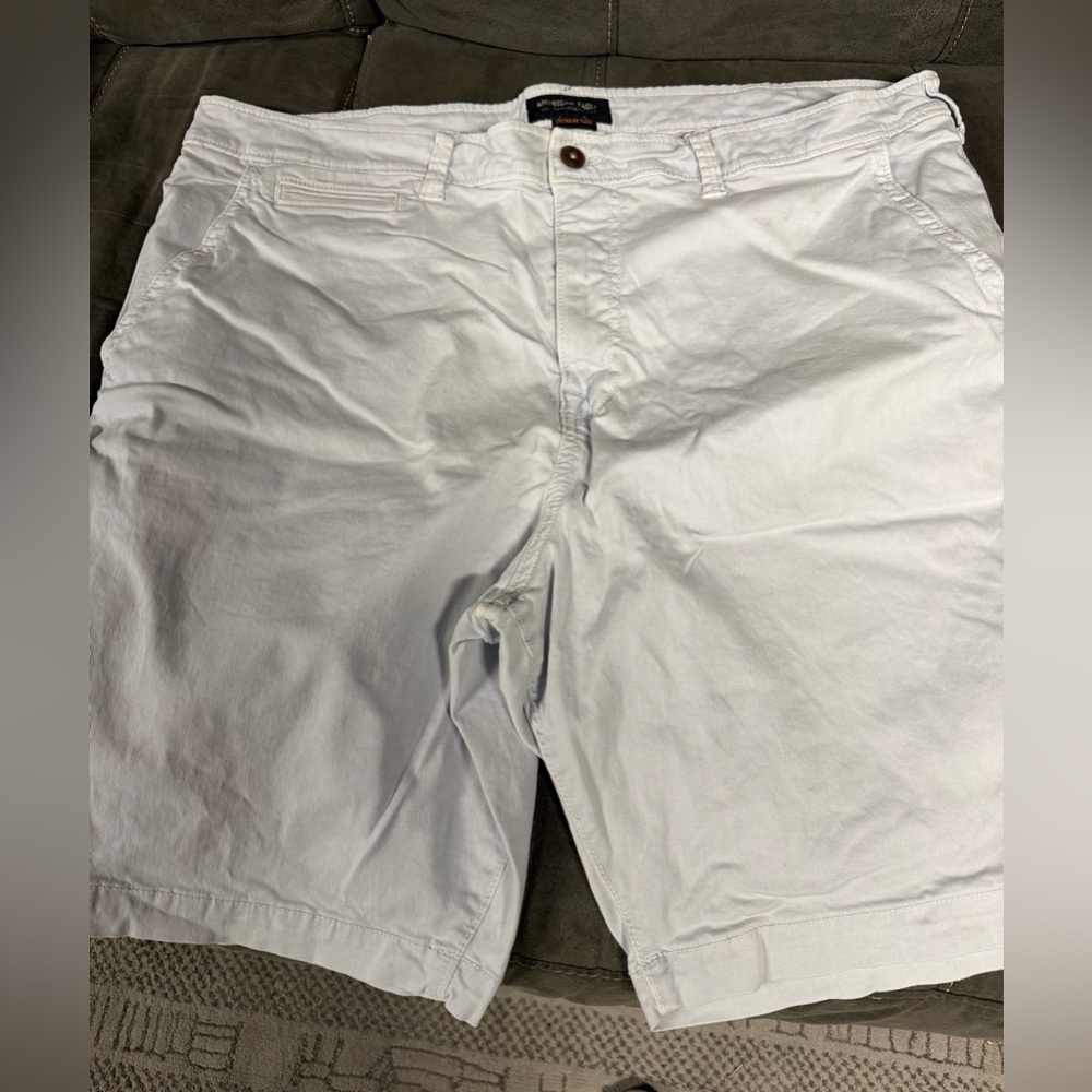 American Eagle light blue chino style shorts  size 42